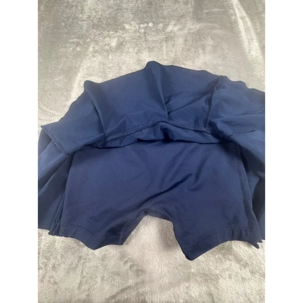 Nike‎ Skort Women XS Court Dri-FIT Tennis Skirt Navy Blue Pleated Athletic 1544